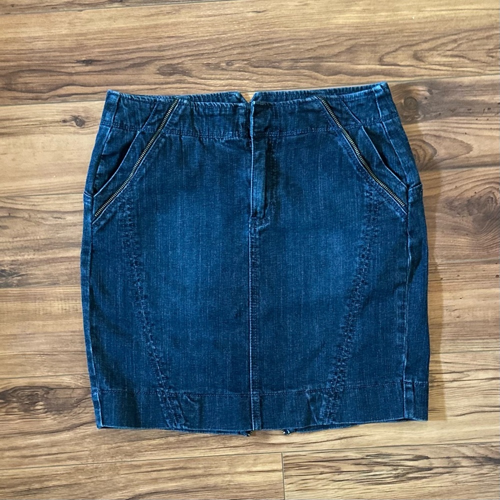 Denim minskirt